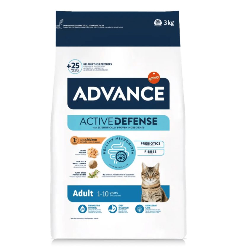 10 kg Advance Adult Chicken&Rice Gatos
