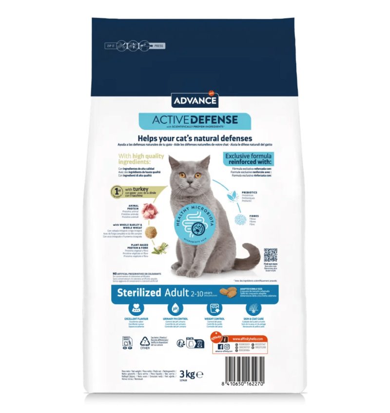 10 Kg Advance Cat Sterilized Pavo