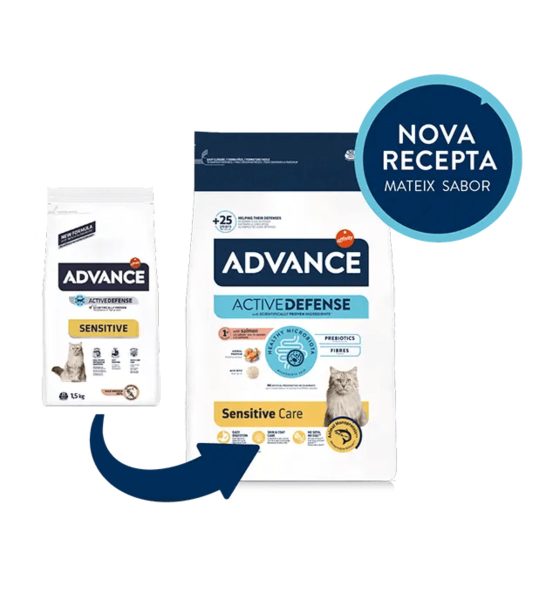 10 kg Advance Sensitive Lachs&Reis Katzen