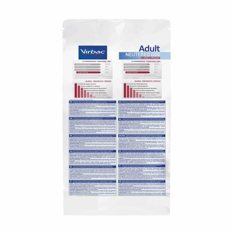 3 Kg HPM Adult Neutered Dog Large & Medium