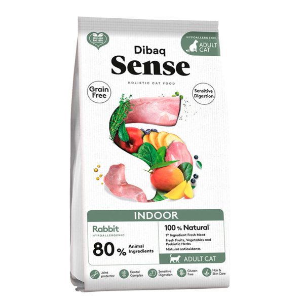 6 Kg Sense Cat Indoor Konijn Brokjes voor Katten