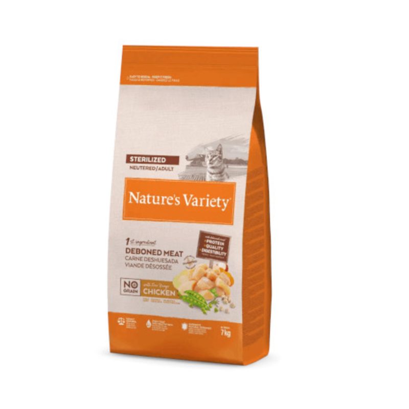 7 Kg Nature’s Variety Cat Sterilized Pollo Campero NG