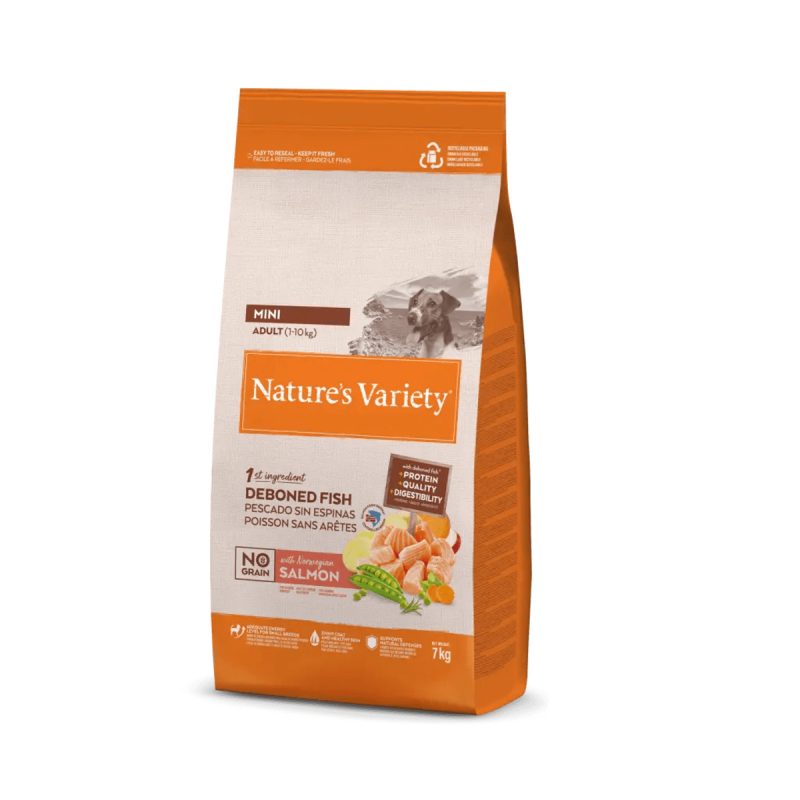 7 Kg Nature’s Variety Mini Salmón Noruego No Grain