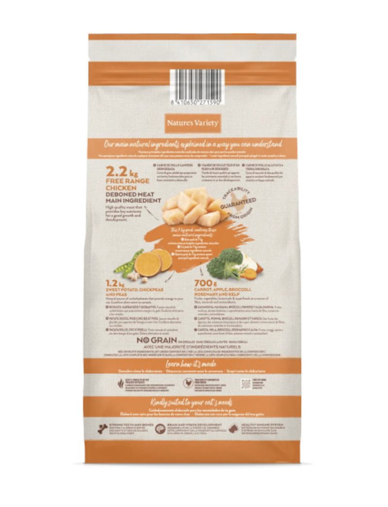 7 kg Nature’s Variety Selected Kitten Pollo Campero
