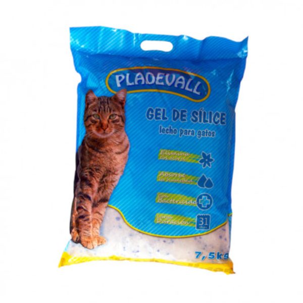 Areia de sílica para gatos Pladevall. 6 Litros