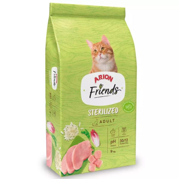 Arion Friends 9 Kg Gesteriliseerd Volwassen Kat
