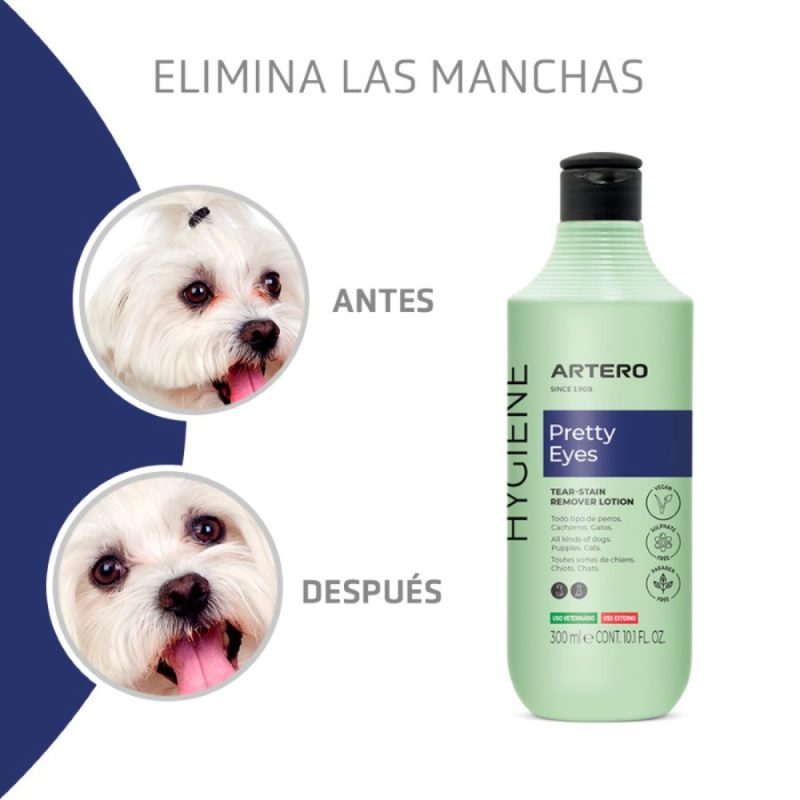 Artero Pretty Eyes Limpiador Lagrimal Para Perros y Gatos, 250ml