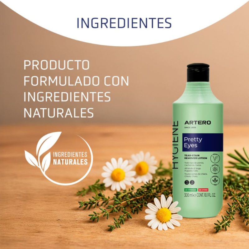 Artero Pretty Eyes Limpiador Lagrimal Para Perros y Gatos, 250ml