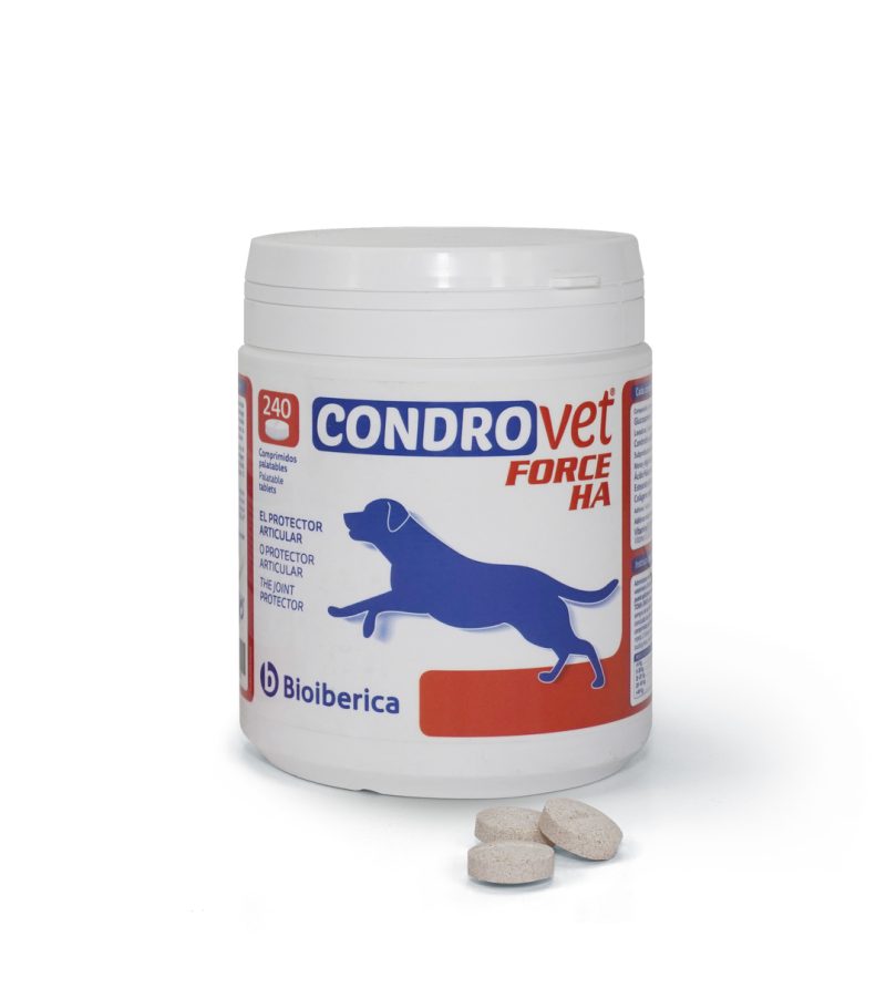Bioiberica Condroprotector Condrovet Force HA para Problemas Articulares 240 Comprimidos