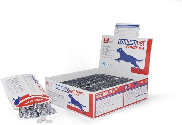Bioiberica Condroprotector Condrovet Force HA für Gelenkprobleme 500 Tabletten (Blister)
