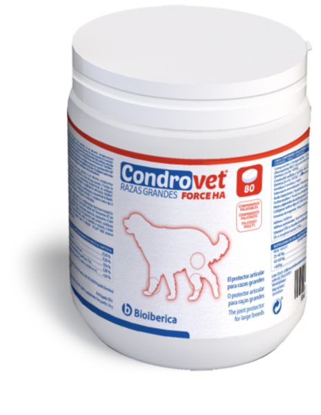 Bioiberica Condrovet Force HA Große Rassen Gelenkschutz 80 Tabletten