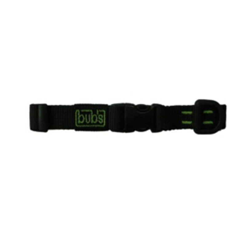 Bub’s Collar Cierre Rápido Negro Ancho 20mm Longitud Ajustable 25-36cm