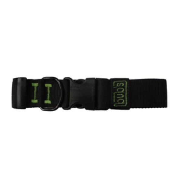 Bub's Colar Fechamento Rápido Preto Largura 40mm Comprimento Ajustável 42-62cm
