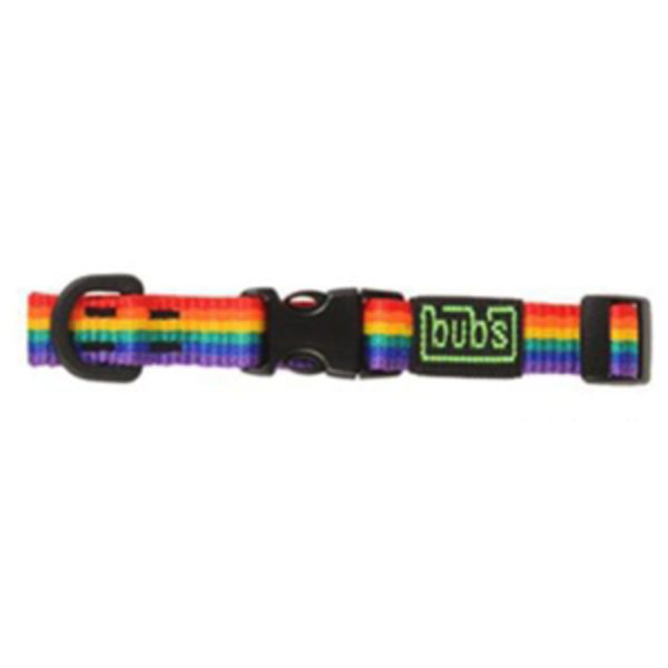 Colar Bub's Fechamento Rápido Rainbow Largura 20mm Comprimento Ajustável 25-36cm