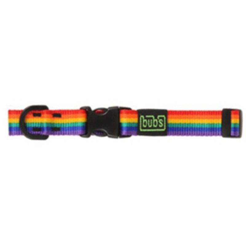 Bub’s Collar Cierre Rápido Rainbow Ancho 25mm Longitud Ajustable 34-53cm