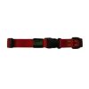 Bub’s Halsband Snelsluiting Rood Breedte 25mm Verstelbare Lengte 34-53cm