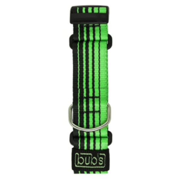 Colar Bub's Fecho Rápido Verde Largura 25mm Comprimento Ajustável 34-53cm
