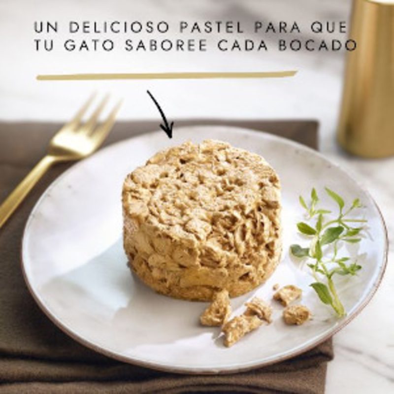 Caja de 24 unidades Lata Gourmet Gold Tartelette Buey y Tomate para gatos, 85 g