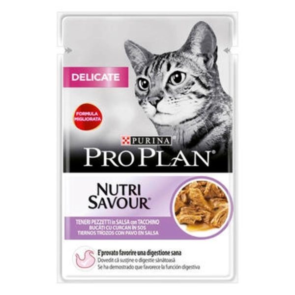 Box mit 26 Einheiten Proplan Nutri Savour Pavo in Sauce, 85 g