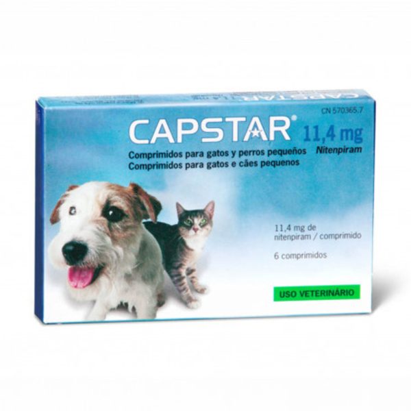 Capstar 1-11 kg für kleine Hunde und Katzen 6 Tabletten