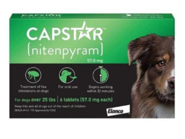 Capstar 57 mg für große Hunde 6 Tabletten