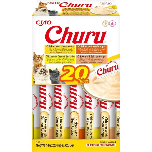Churu CAT Kipvariëteiten met rundvlees (20p)