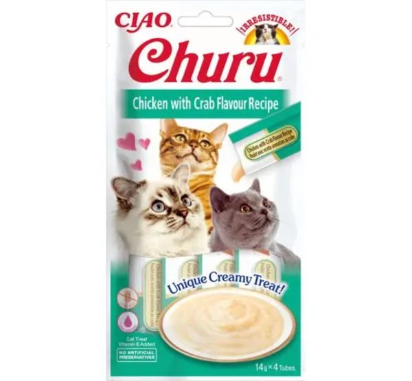 Churu Recept van kip met krab – Doos 12 eenheden