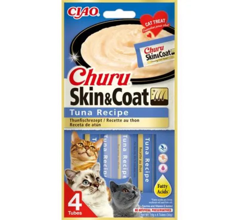 Churu Skin&Coat receta de atún – Caja 12 unidades
