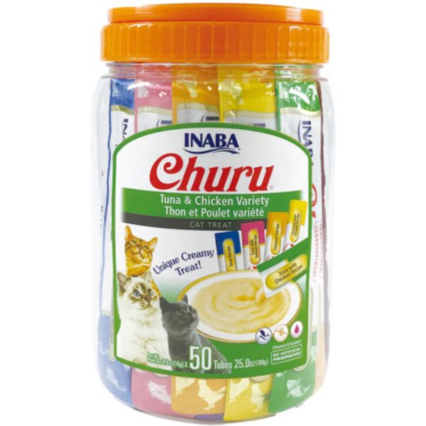 Churu Sorten von Thunfisch mit Huhn (50p)
