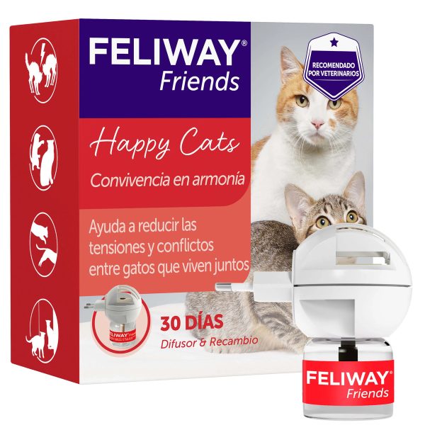 Feliway Friends Diffuser + Vervanging 48 ml
