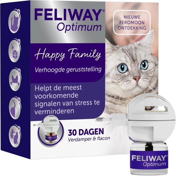 Feliway Optimum Diffuser+ Vervanging 48ml