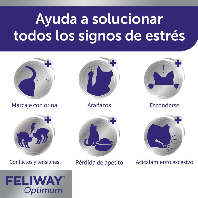 Feliway Optimum Difusor+ Recambio 48ml