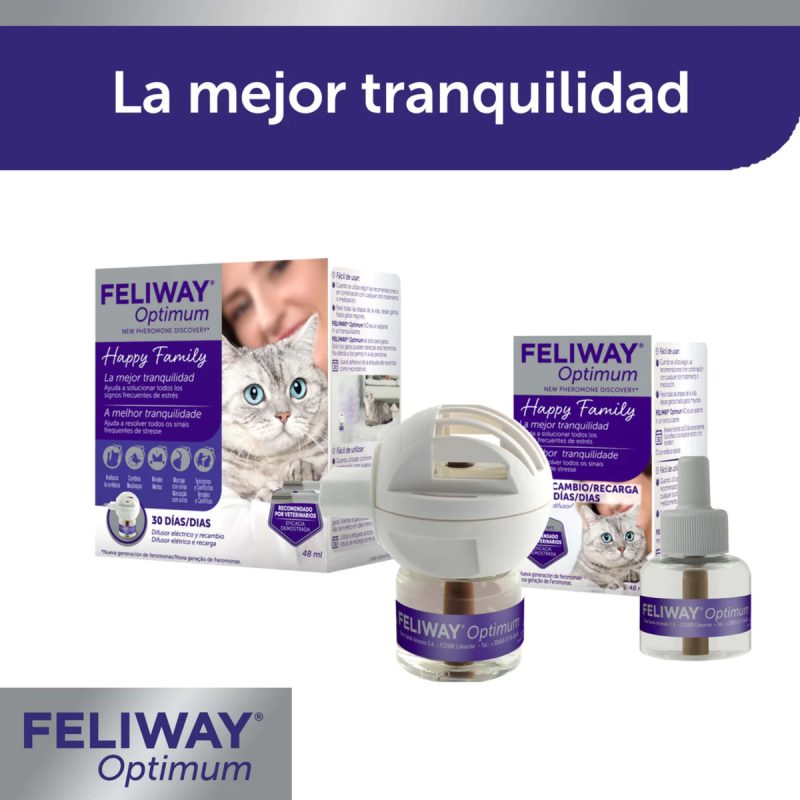 Feliway Optimum Difusor+ Recambio 48ml