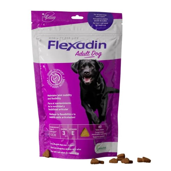 Flexadin Adult Alimento Complementario Articulaciones para Perros Adultos 60Comprimidos