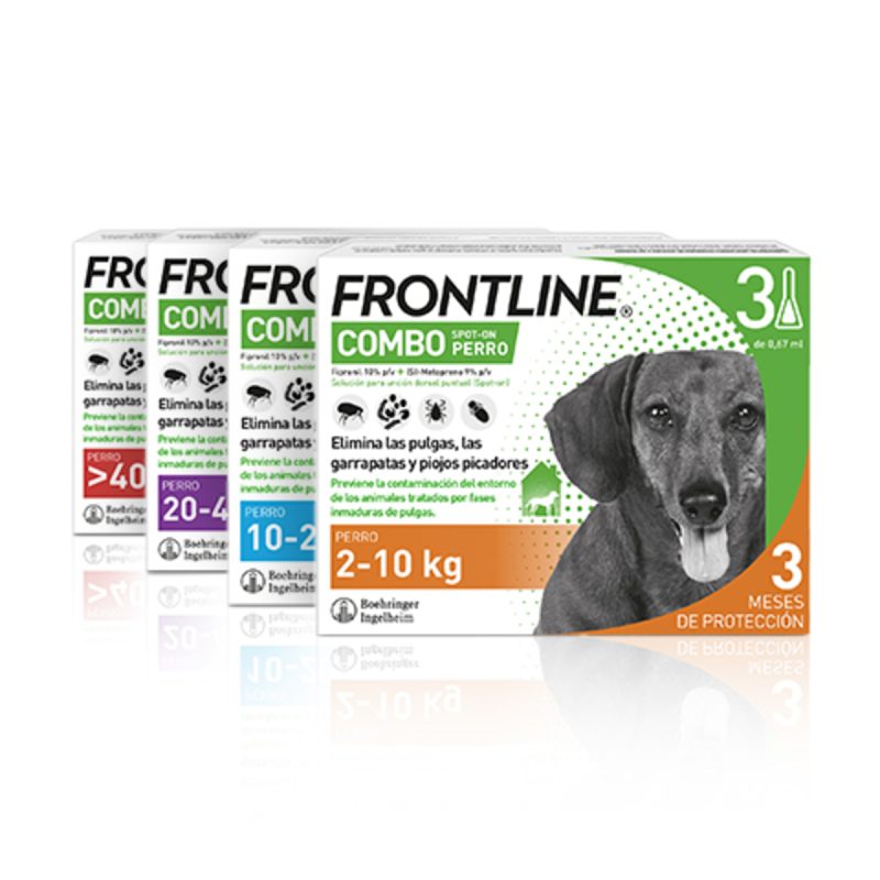 Frontline Combo Perro 2-10 kg  3 Pipetas