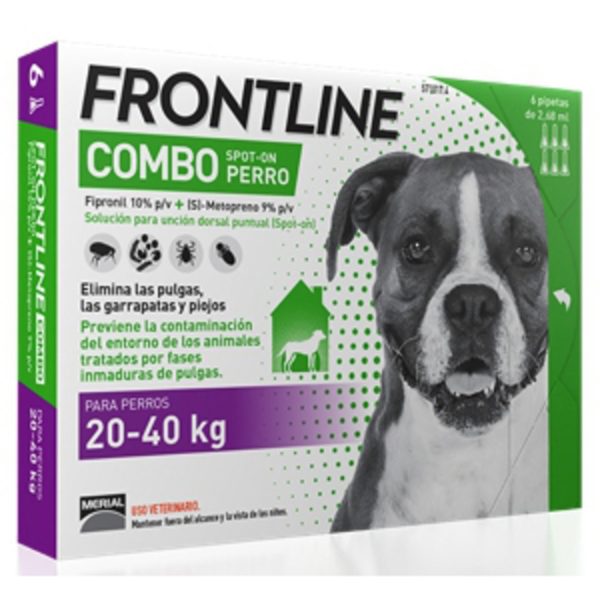 Frontline Combo Hund 20-40 kg 6 Pipetten