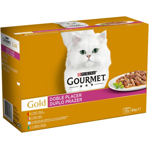 Gourmet Gold Dubbele Plezier Pack Assortiment, 12x85g