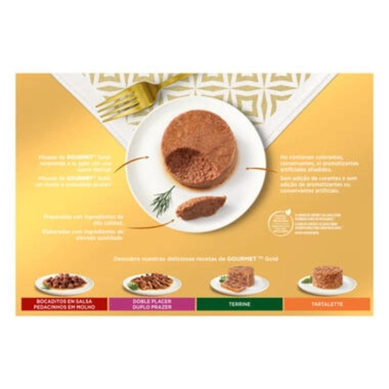 Gourmet Gold Mousse Pack Surtido, 12x85g