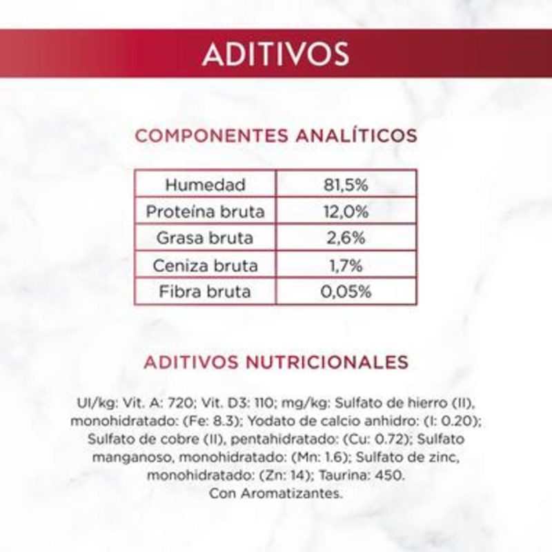 Gourmet Mon Petit Selec. Carnes. Pack 48 Unds. 8 Cajas x 6 Sobres  de 50 Gr