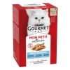 Gourmet Mon Petit Fischauswahl II. Pack 48 Stück. 8 Kisten x 6 Beutel à 50 g