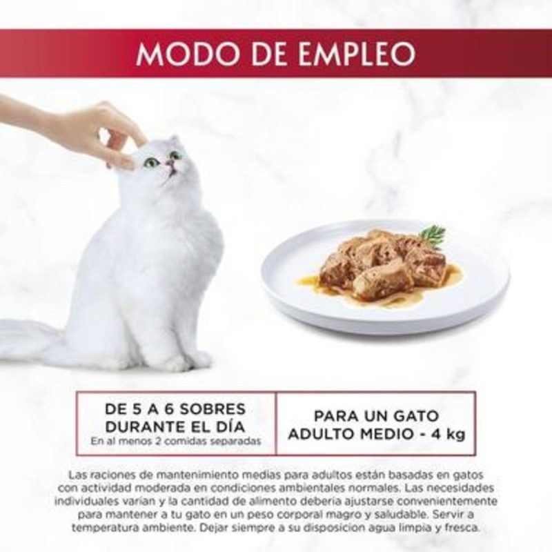 Gourmet Mon Petit Selección Pescados II. Pack 48 Unds. 8 Cajas x 6 Sobres  de 50 Gr