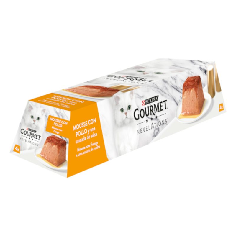Gourmet Revelations Mousse Pollo, 4×57 g.