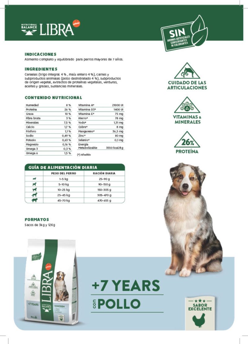 Libra Dog Senior +7 years , 12k