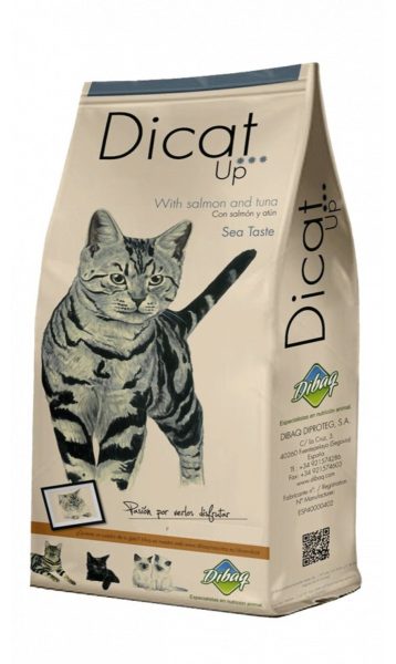 Pienso para Gatos Dicat Up 14 Kg Pescado y Arroz