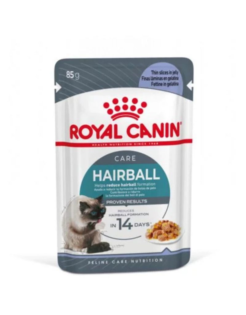 Royal Canin Hairball Care (gelatina) – Caja 12 x 85 g