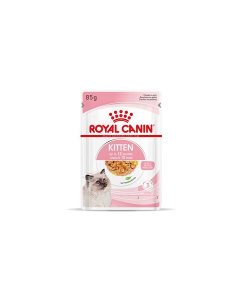 Royal Canin Kitten (gelatina) – Caja 12×85 g