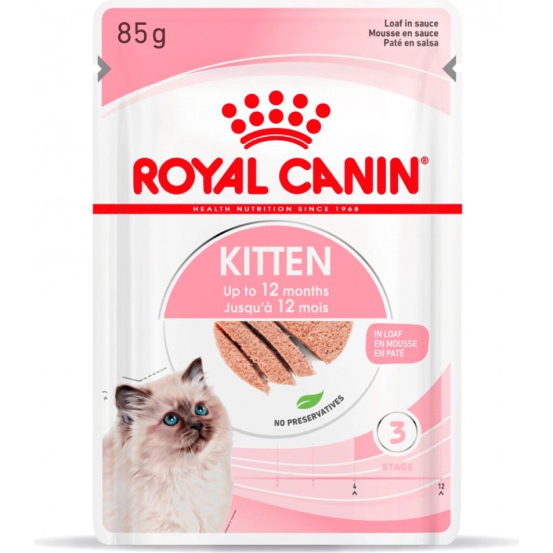 Royal Canin Kitten (paté) – Caja 12×85 g