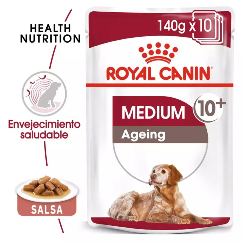 Royal Canin Medium Ageing – Caja 10 x 140 g