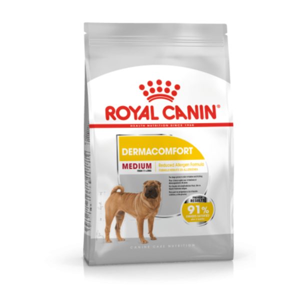 Royal Canin Medium Dermacomfort – Saco 3 KG