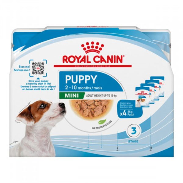 Royal Canin Multipack Mini Puppy – Boîte 4 x 85 g